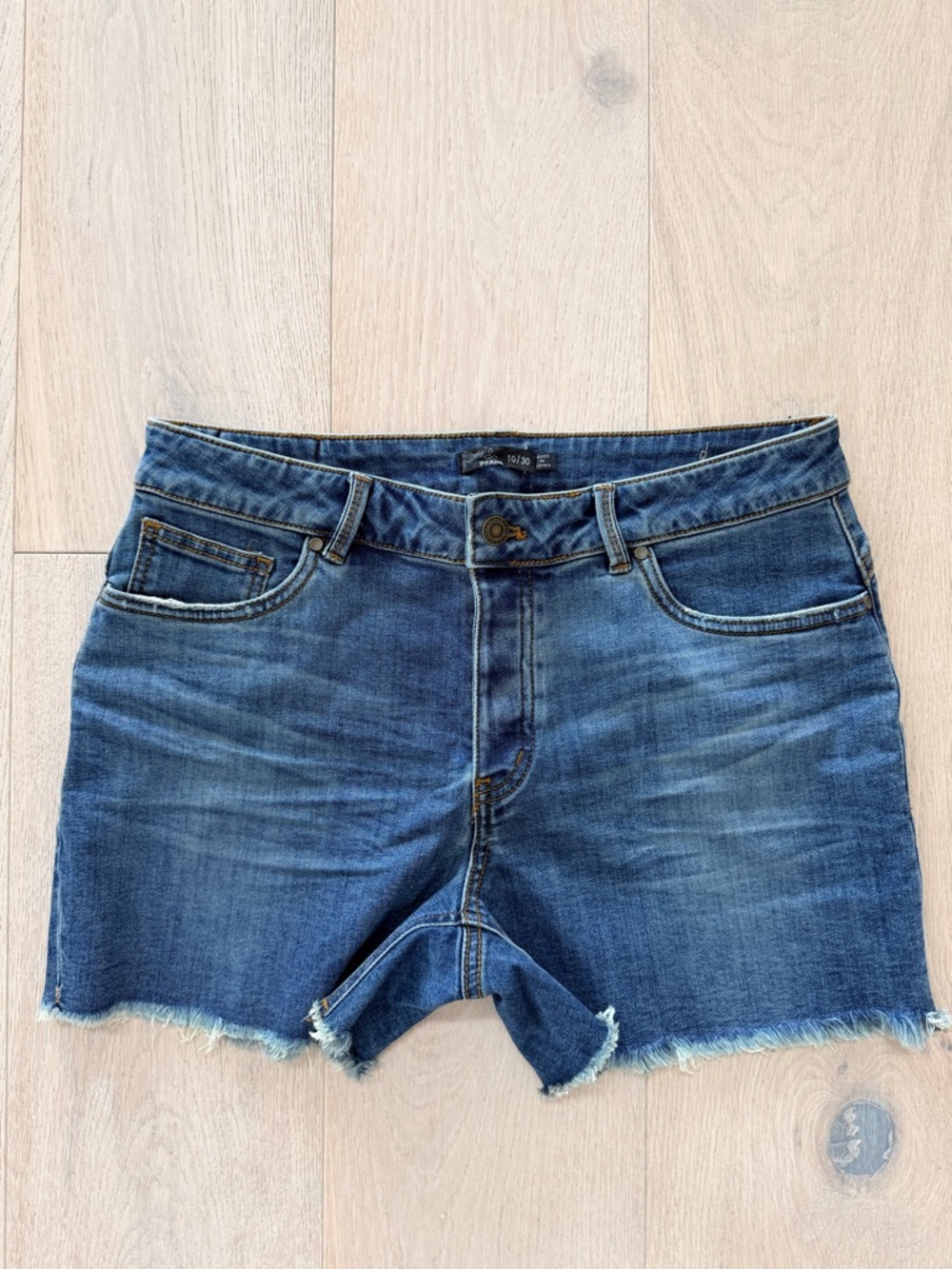 Prana Denim Cutoff Shorts - Blue
